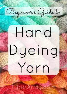 
                    
                        Beginner's Guide to Hand Dyeing Yarn | FiberArtsy.com
                    
                