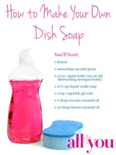 Make your own dishsoap