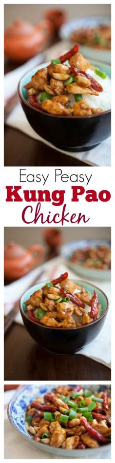 Kung Pao Chicken - best-ever kung pao chicken, easy recipe that tastes much BETTER than takeout chicken pasta recipes,  chicken crock pot recipes,  crockpot chicken recipes,  chicken drumstick recipes,  easy chicken breast recipes,  chicken casserole recipes, recipes for chicken, chicken wing recipes, chicken leg recipes, whole chicken recipes, leftover chicken recipes