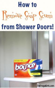 
                    
                        How to Remove Soap Scum from Shower Doors! ~ from TheFrugalGirls.com ~ these simple little cleaning tricks will have your the showers in your bathrooms sparkling clean! #thefrugalgirls
                    
                