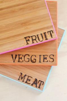Don't cross contaminate your food | DIY cutting boards