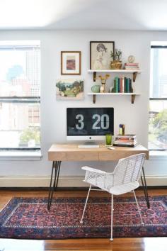
                    
                        Overlooking NYC, A Lofted Studio Filled with History | Design*Sponge
                    
                