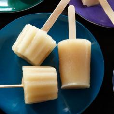 A Boozy Pear and Riesling Popsicle