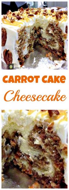 Carrot Cake Cheesecake. Simply a Show Stopping Wow!