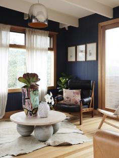 
                    
                        The colourful Point Lonsdale home of Kate and Mal Heppell. Photo – Eve Wilson, production – Lucy Feagins / The Design Files.
                    
                