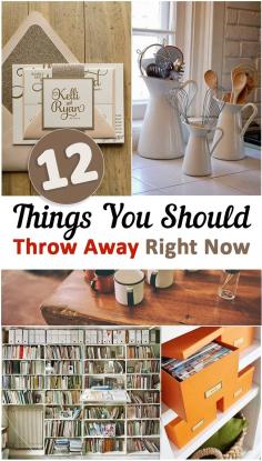 Things to get rid of right away.  |  Sunlit Spaces