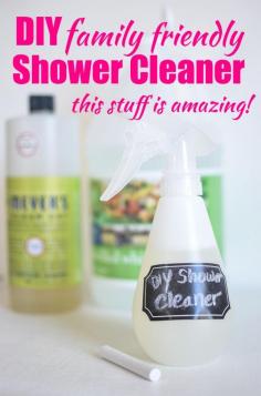 DIY Shower Cleaner: when store bought cleaning !products fail