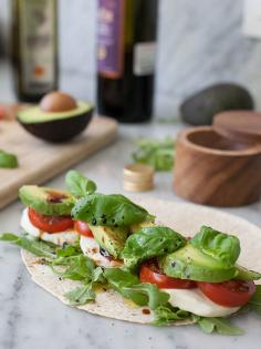 Nice Healthy Recipe:: Avocado Caprese Wrap