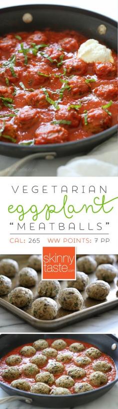 Vegetarian Eggplant "Meatballs"