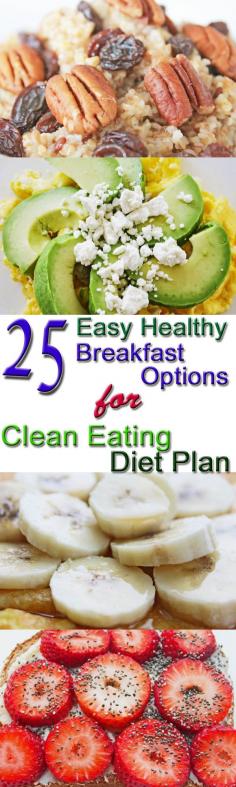 25 Healthy Breakfast Options | Healthy Weight Loss Recipes | Easy Healthy Recipes #CleanEating #HealthyEating #breakfast #ShermanFinancialGroup
