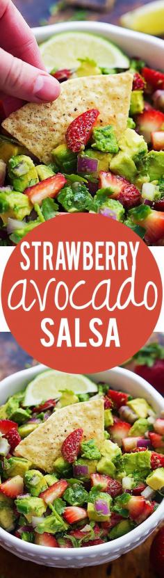 
                    
                        Strawberry Avocado Salsa | Creme de la Crumb
                    
                