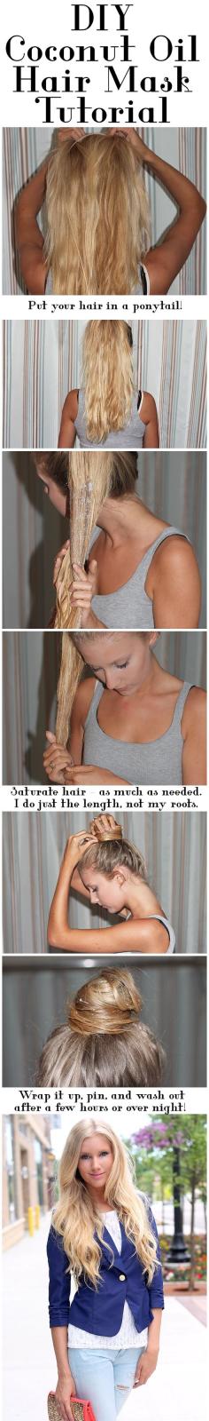 DIY Beauty: Coconut Oil Hair Mask