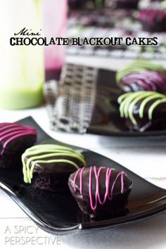 Mini Dark Chocolate Cupcake Recipe