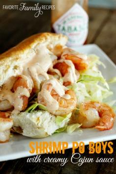 Shrimp po boys recipe These are so easy-- and MAN are they good! From start to finish only took about 15 minutes. #shrimp #poboy #poboys (Click Photo)  // Anyone can make money in the service Industry. Check out > MyTipsBiggerThanYours.com And make Bigger Tips!