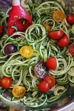 Paleo pesto pasta