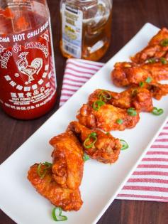 
                    
                        Honey Sriracha Chicken Wings
                    
                