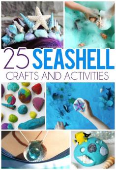 
                    
                        25 Seashell Crafts & Activities For Kids
                    
                