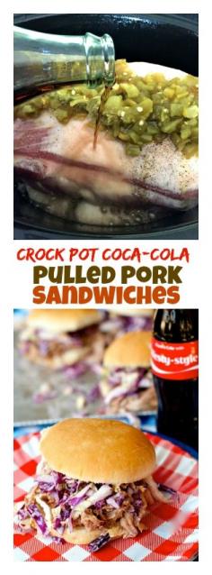 
                    
                        Crock Pot Coca-Cola Pulled Pork Sandwiches | ReluctantEntertai...
                    
                