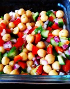 Recipes: Easy Garbanzo Bean Salad | Health Wise Home