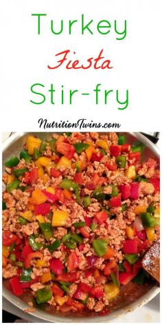 
                    
                        Turkey Stir Fry Fiesta | Only 269 Calories | Super Satisfying | Packed with Protein & Fiber to Prevent After Meal Cravings | For MORE RECIPES, fitness and nutrition tips, PLEASE SIGN UP for our FREE NEWSLETTER www.NutritionTwin...
                    
                