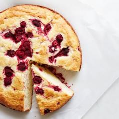 raspberry ricotta cake - easy recipe