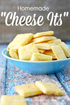 
                    
                        Homemade Cheese It Crackers. These. Are. Amazing!
                    
                