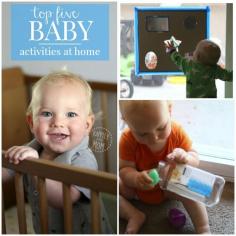 The best baby activities that are quick to set up and keeps baby happy at home!