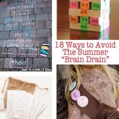 18 Ways to Avoid the Summer "Brain Drain"