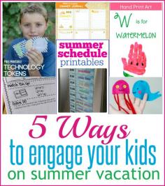
                    
                        5 Ways to Engage your Kids on Summer Vacation
                    
                