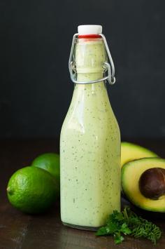 Avocado Greek Yogurt Ranch Dressing by Cooking Classy