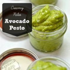 Creamy Paleo Avocado Pesto. #avocado #recipe #paleo