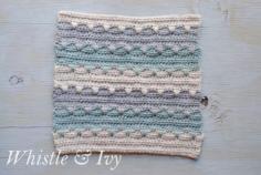 Aztec Stripe Afghan Square - Free pattern for this cute and soft striped afghan square {Pattern by Whistle and Ivy} , #free #crochet #pattern 
                                        