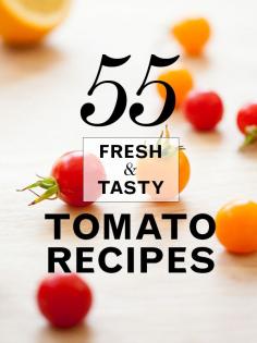 Pasta with Marinated Tomatoes Plus 55 Fresh and Tasty Tomato Recipes | foodiecrush.com