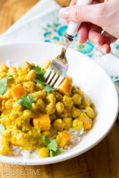 Chickpea Curry in the Slow Cooker Recipe on Yummly