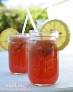 Delicious Strawberry Lemonade #recipe