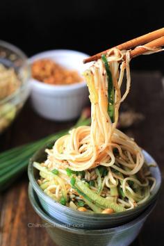 Asian style Chicken Noodle Salad