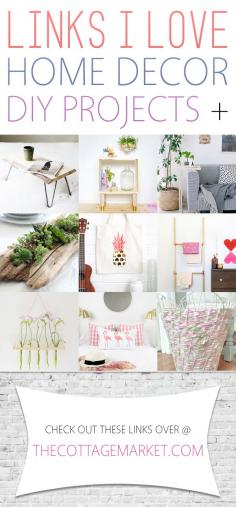 
                    
                        Links I Love /// Home Decor DIY Projects + - The Cottage Market
                    
                