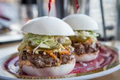 
                    
                        Lucky Red's Asian Fast Food 'Hambaoger' Remixes the Traditional Burger #recipes trendhunter.com
                    
                