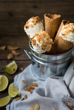 
                    
                        Coconut lime cheesecake ice cream
                    
                