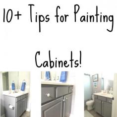 Thinking about painting cabinets? Here are my tips!