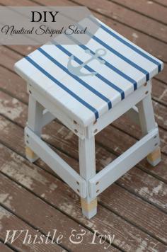 An anchor on the baby chair redo
