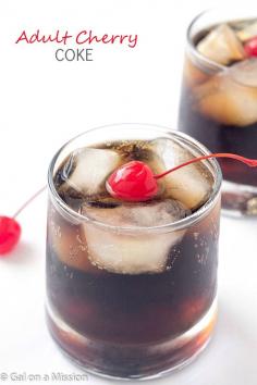 (msg 4 21+) Adult Cherry Coke - Infused with the right amount of cherry flavorings! Let's crack open an ice cold coke and enjoy it with friends and family! #ShareYourSummer #ad @cocacola