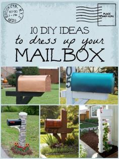 10 DIY Mailbox Makeover Ideas