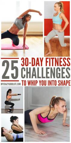 
                    
                        25 Motivating 30-Day Fitness Challenges
                    
                