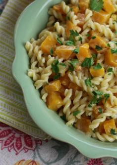 
                    
                        Healthy Vegetarian Creamy Butternut Squash Pasta Recipe from Rainbow Delicious
                    
                