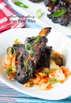 "Asian Beef Ribs" | @Sommer | A Spicy Perspective #ribs #grilling #summer #recipe