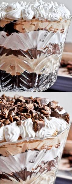 
                    
                        Peanut Butter Fudge Brownie Trifle I howsweeteats.com
                    
                