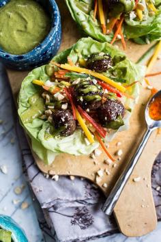 Meatball Lettuce Wraps | POPSUGAR Food