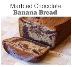 Marbled Chocolate- Banana Bread Recipe