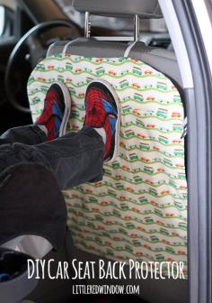 If you have kids who like to put their dirty shoes on the backseat of your car seats, then this DIY project is perfect for you. It just takes some time, materials, and sewing machine to create this fun DIY car seat protector. The Little Red Window blog has put together an amazing step by …